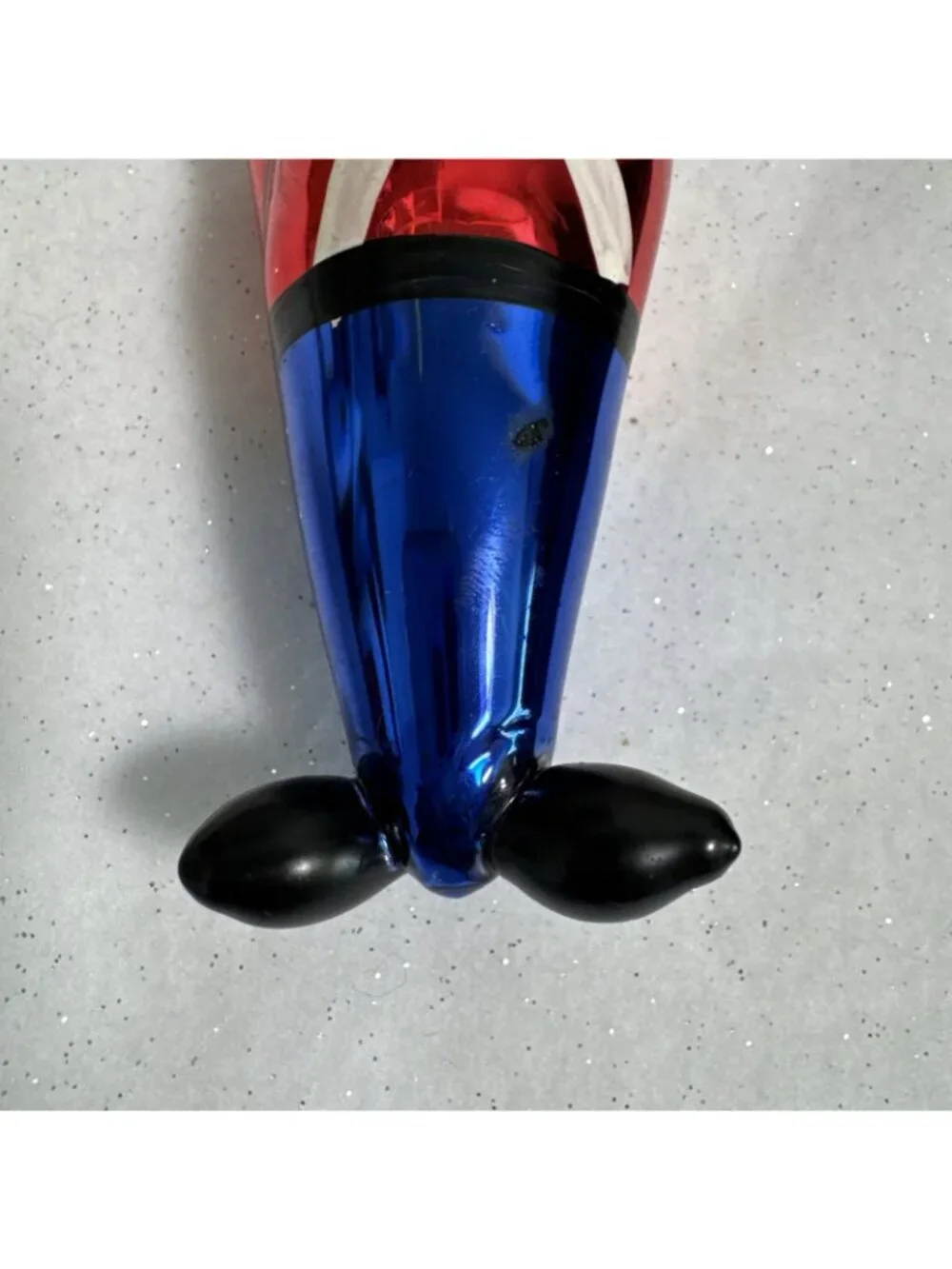 Vintage Hand-Blown Glass Toy Soldier Ornament 6